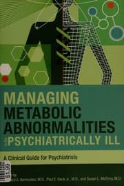 Tapa de Managing metabolic abnormalities in the psychiatrically ill