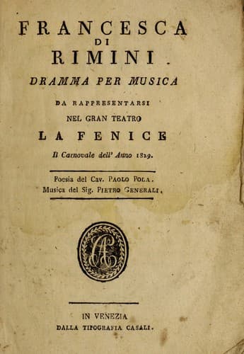 Tapa de Francesca di Rimini
