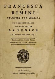 Tapa de Francesca di Rimini