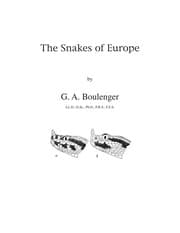 Tapa de The snakes of Europe