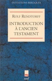 Tapa de Introduction à l'Ancien Testament