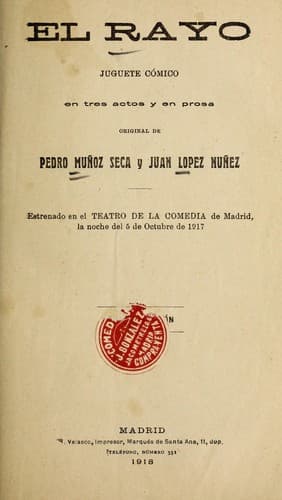 Tapa de El rayo