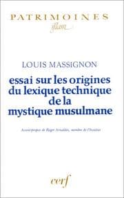 Tapa de Essai sur les origines du lexique technique de la mystique musulmane