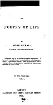 Tapa de The poetry of life