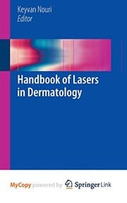 Tapa de Handbook of Lasers in Dermatology