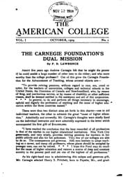 Tapa de The American College