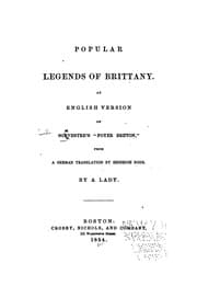Tapa de Popular Legends of Brittany: An English Version of Souvestre's "Foyer Breton," from a German ..
