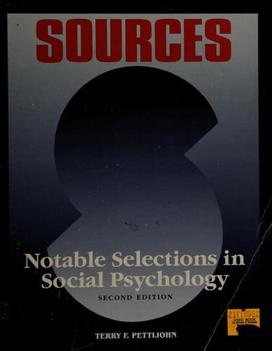 Tapa de Sources.