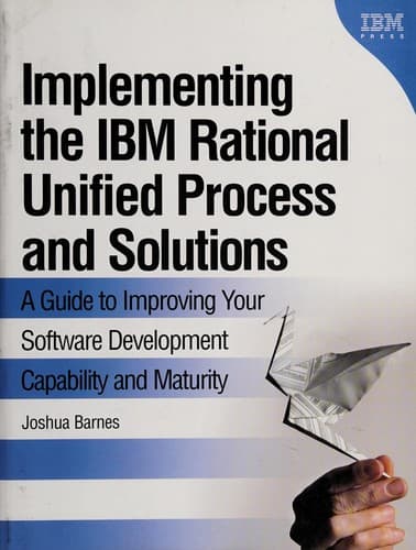Tapa de Implementing the IBM Rational Unified Process and solutions