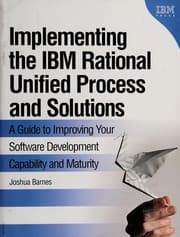 Tapa de Implementing the IBM Rational Unified Process and solutions