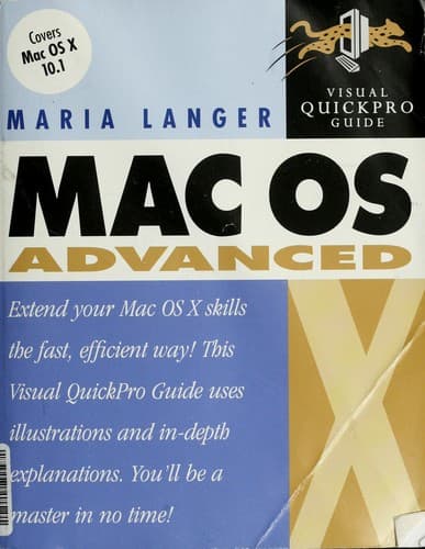 Tapa de Mac OS X advanced