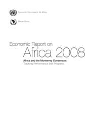Tapa de Economic report on Africa 2008