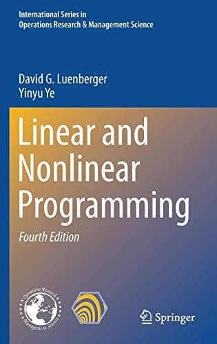 Tapa de Linear and Nonlinear Programming