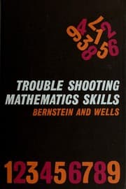 Tapa de Trouble shooting mathematics skills