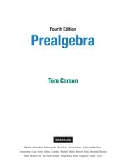 Tapa de Prealgebra