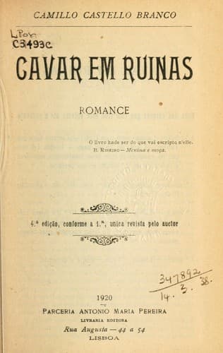 Tapa de Cavar en ruinas
