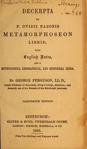 Tapa de Deceptera from Ovid's Metamorphoses