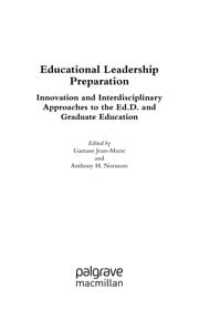 Tapa de Educational leadership preparation
