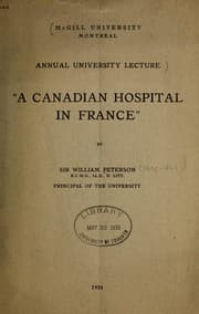 Tapa de "A Canadian hospital in France"