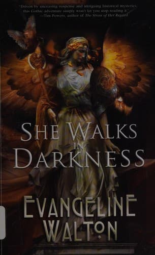 Tapa de She walks in darkness