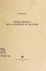 Tapa de Pierre Reverdy