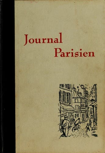 Tapa de Journal parisien