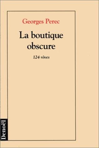 Tapa de La boutique obscure