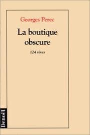 Tapa de La boutique obscure