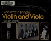 Tapa de Making a Simple Violin and Viola