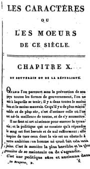 Tapa de Les caractères de La Bruyère. [With] Les caractères de Théophraste, tr. par La Bruyère, avec des ..