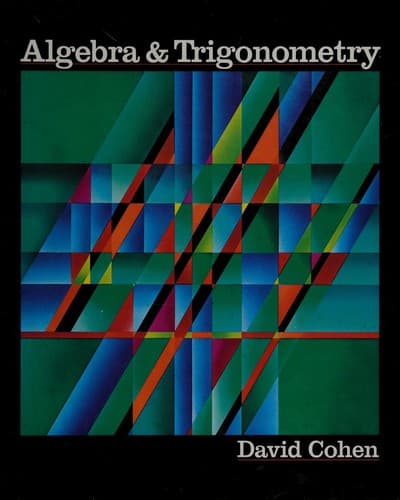 Tapa de Algebra and trigonometry