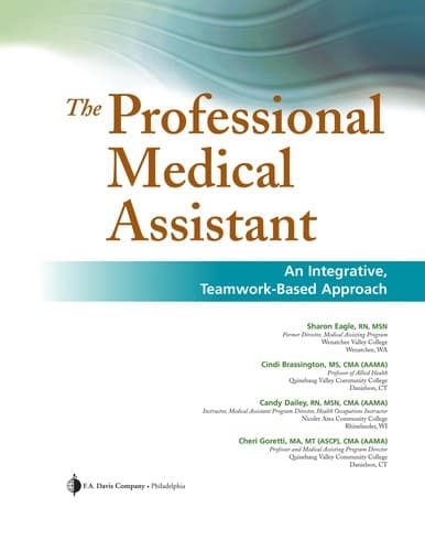 Tapa de The professional medical assistant