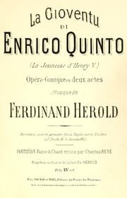 Tapa de La gioventu di Enrico Quinto =