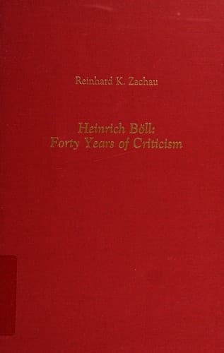 Tapa de Heinrich Böll