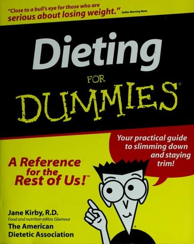 Tapa de Dieting for dummies