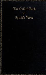 Tapa de The Oxford book of Spanish verse, XIIIth century-XXth century