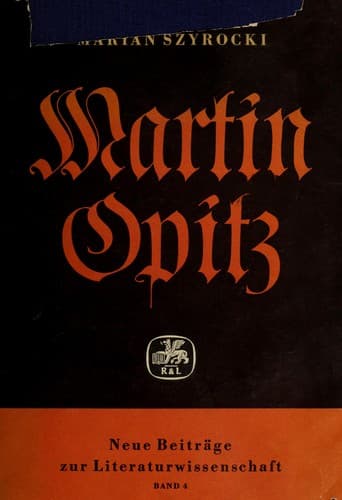 Tapa de Martin Opitz