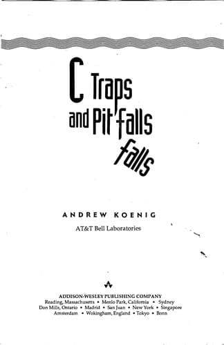 Tapa de C traps and pitfalls