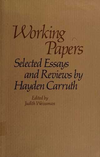 Tapa de Working papers