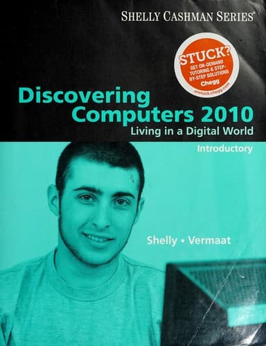 Tapa de Discovering computers 2010