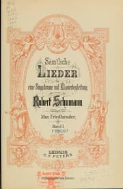 Tapa de Sämtliche Lieder für eine Singstimme mit Klavierbegleitung