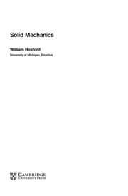 Tapa de Solid mechanics