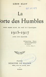 Tapa de La porte des humbles, 1915-1917