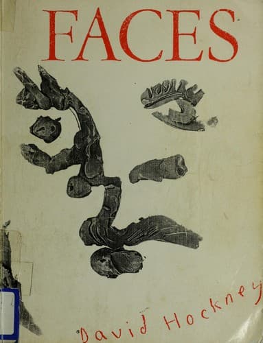 Tapa de David Hockney, faces, 1966-1984