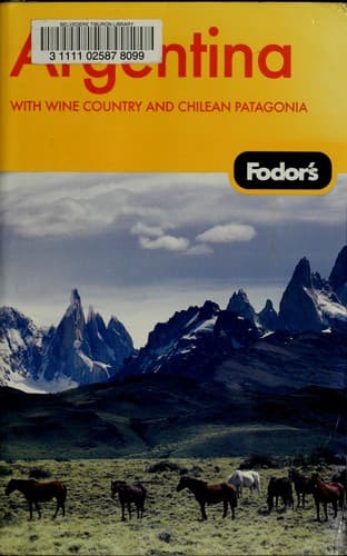 Tapa de Fodor's Argentina