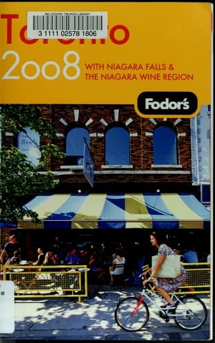 Tapa de Fodor's 2008 Toronto.