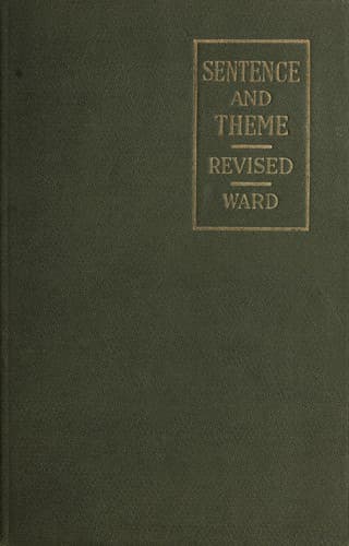 Tapa de Sentence and theme