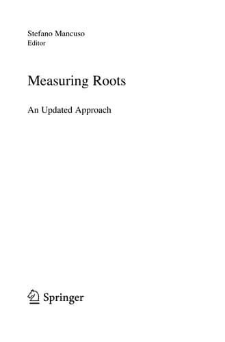 Tapa de Measuring roots