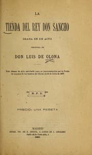 Tapa de La tienda del rey don Sancho