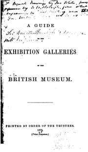 Tapa de A Guide to the Exhibition Galleries of the British Museum